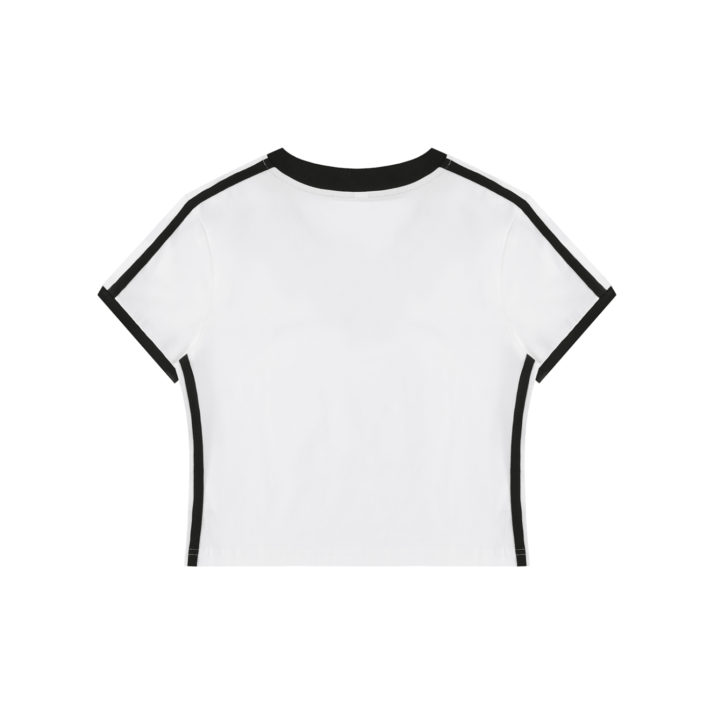 Womens Retro Darling V-Neck Crop Tee