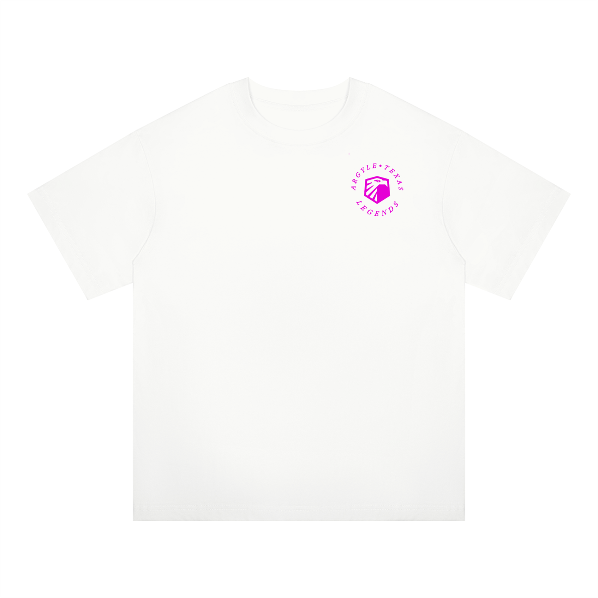 Argyle Eagles Pink Oversized Tee