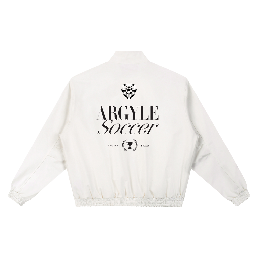 Argyle Soccer Bomber Jacket