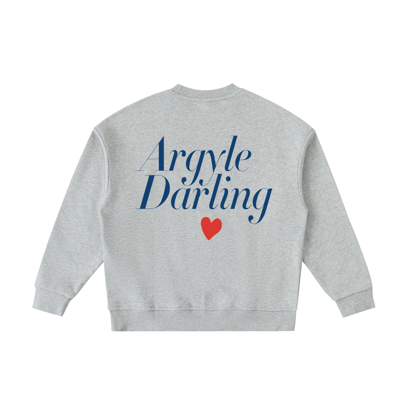Youth Argyle Darlin' Fleece Crewneck Sweatshirt