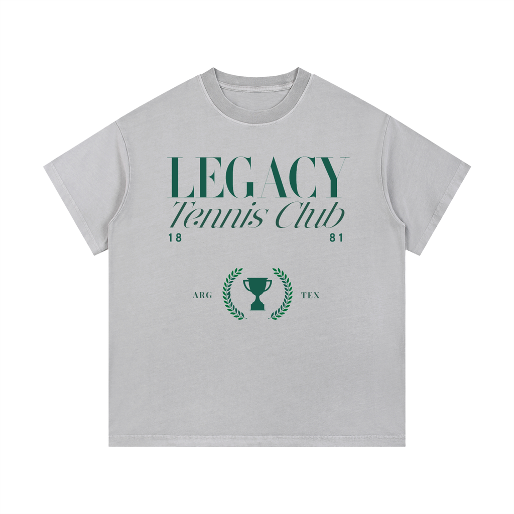 Unisex Tennis Vintage Wash Cotton T-Shirt