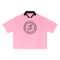 Womens Volleyball Striped Boxy Jersey