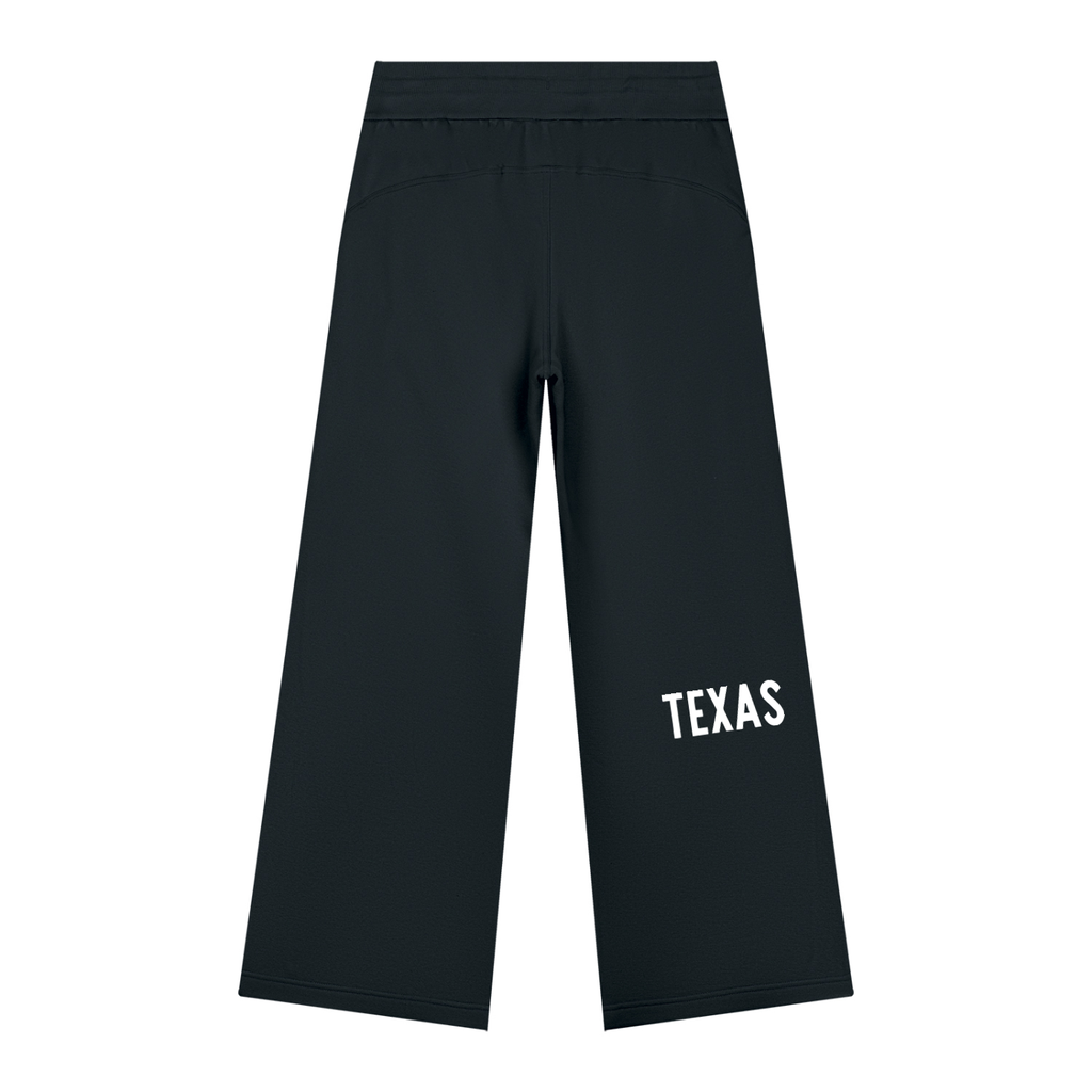 Womens Argyle Wide Leg Fleece Sweatpants