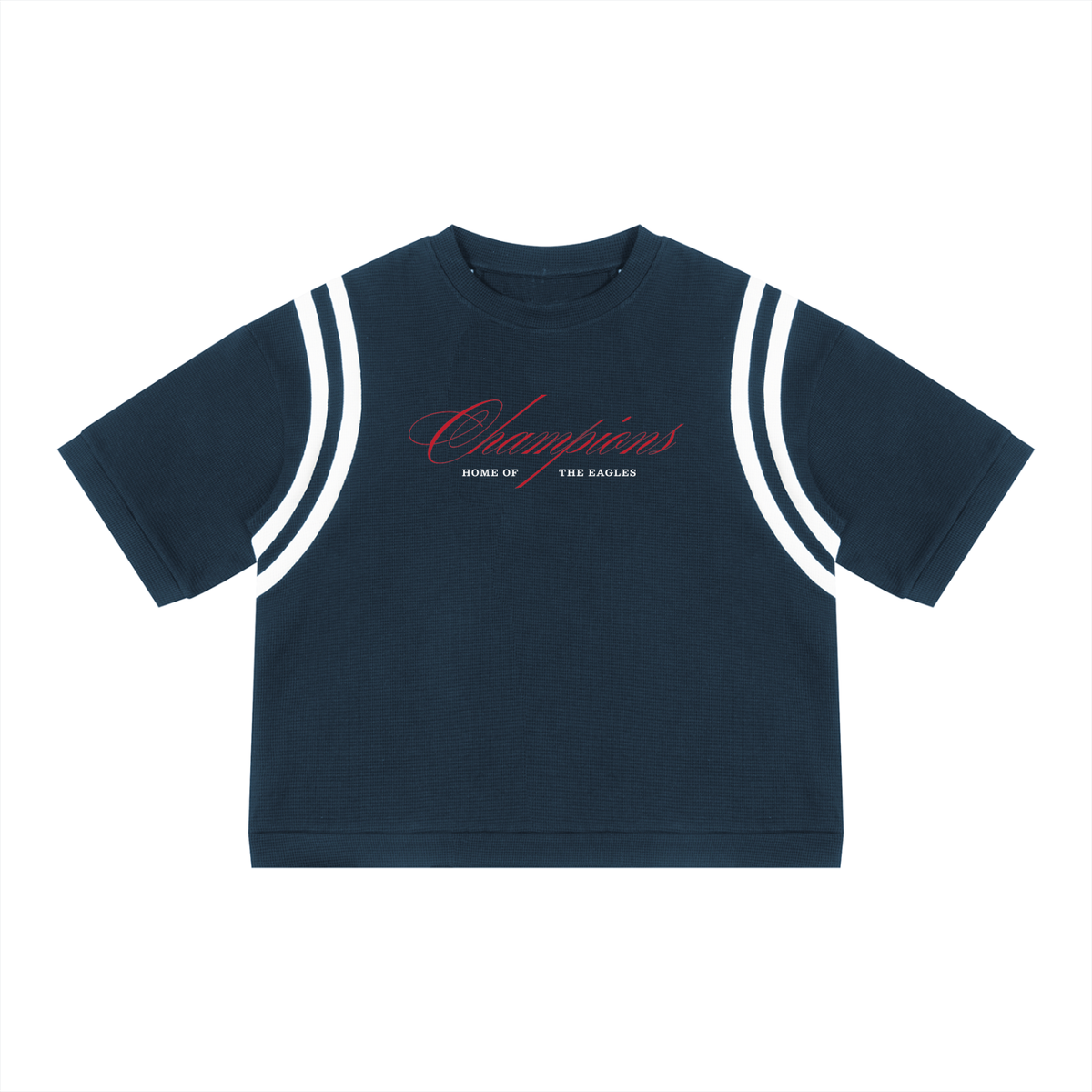 Argyle Eagles Color Block Boxy Tee