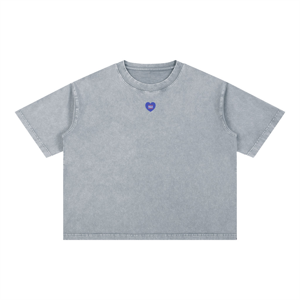 Argyle Volleyball Mineral Wash Boxy Cotton Tee