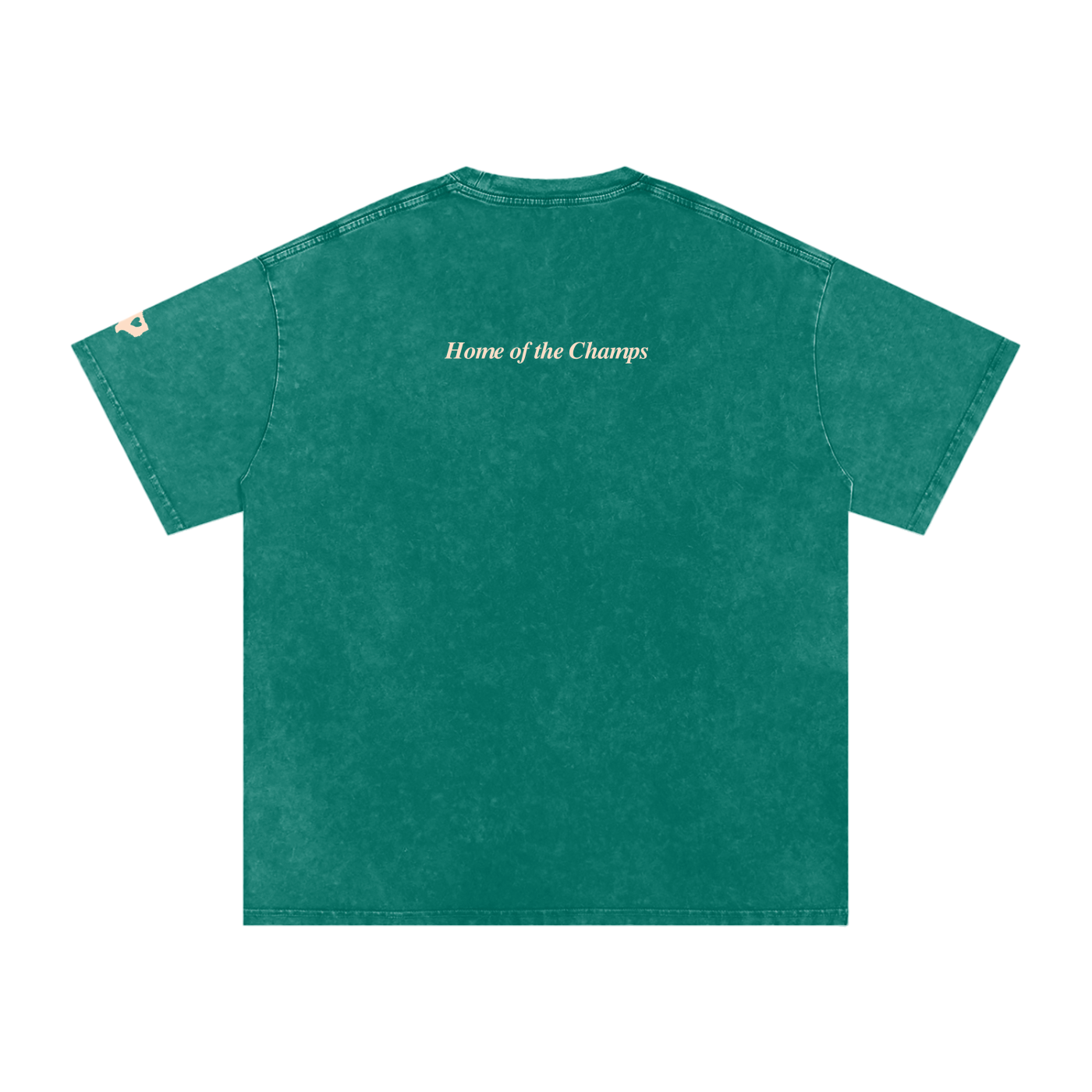 Unisex Champs Washed Oversized Cotton Tee