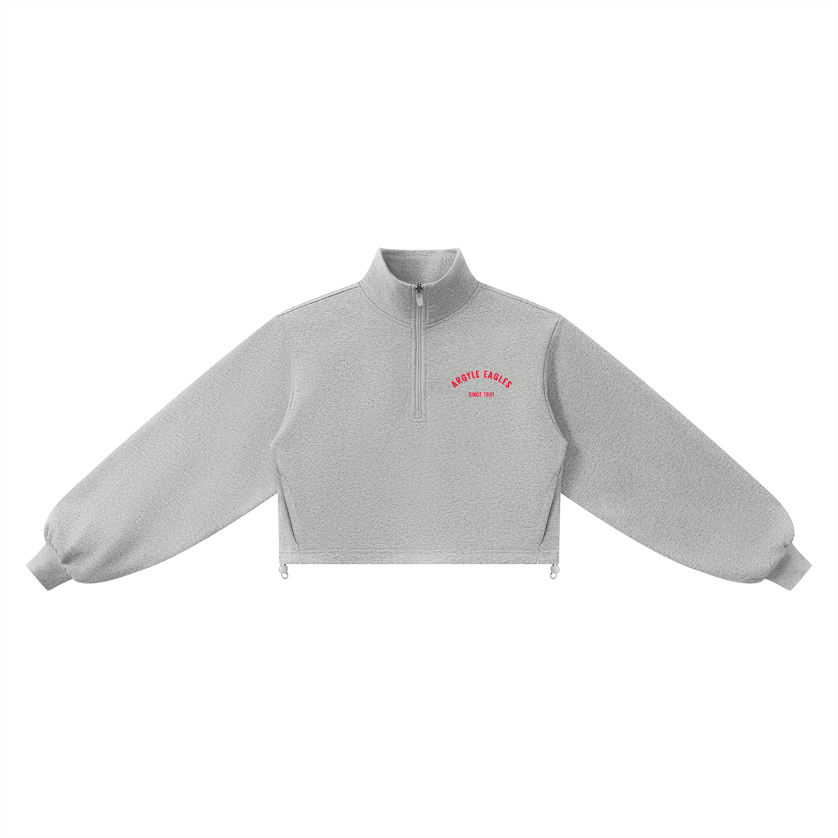 Womens Argyle Eagles Quarter Zip Sweatshirt