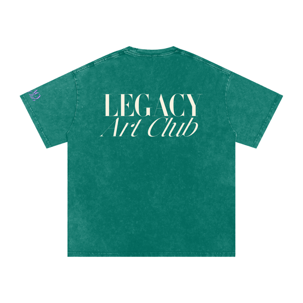 Art Club Washed Oversized Cotton Tee