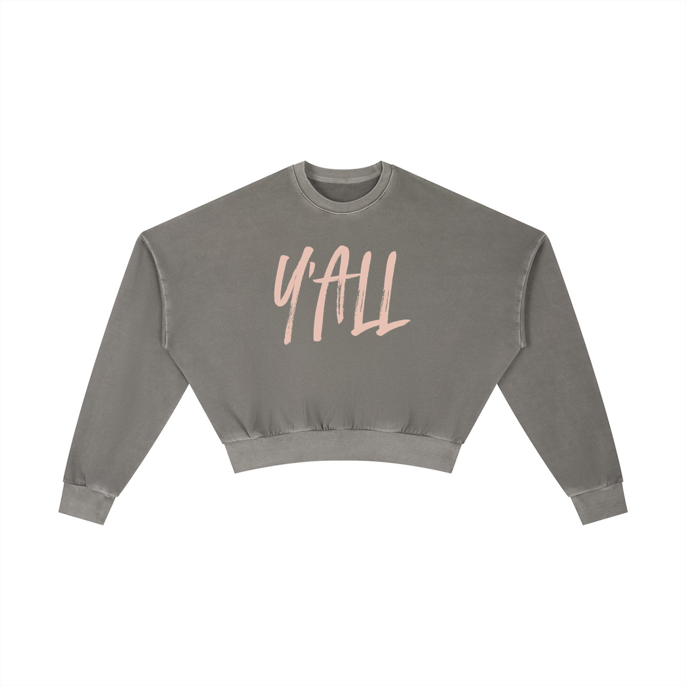 Vintage Washed Cropped Sweatshirt