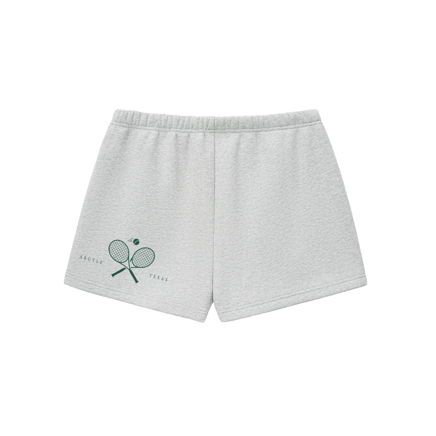 Womens Tennis Fleece Drawstring Sweatshorts