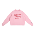 Choosin Texas Fleece Mock Crew Sweatshirt