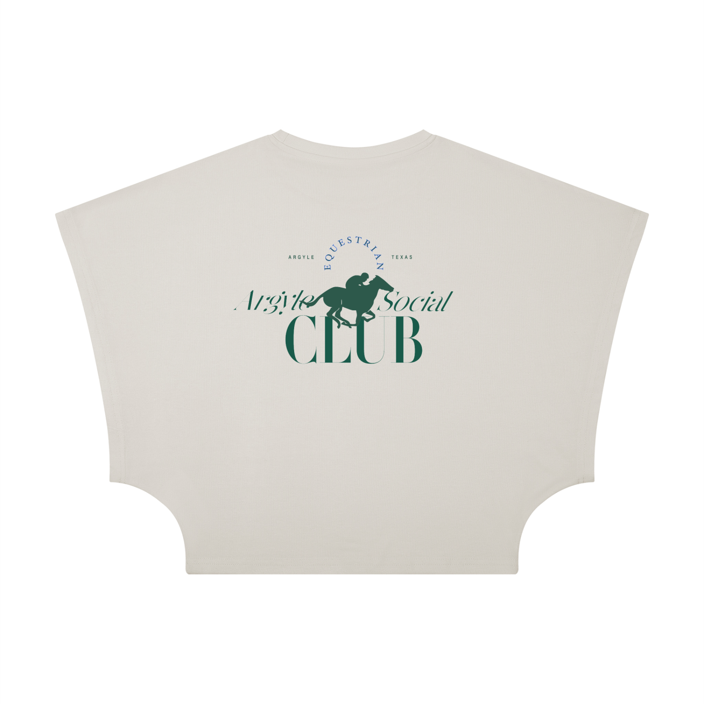 Womens Social Club Cropped Dolman T-Shirt
