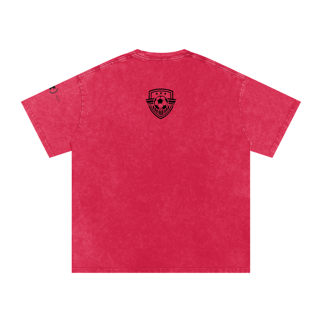 Argyle Soccer Washed Oversized Cotton Tee