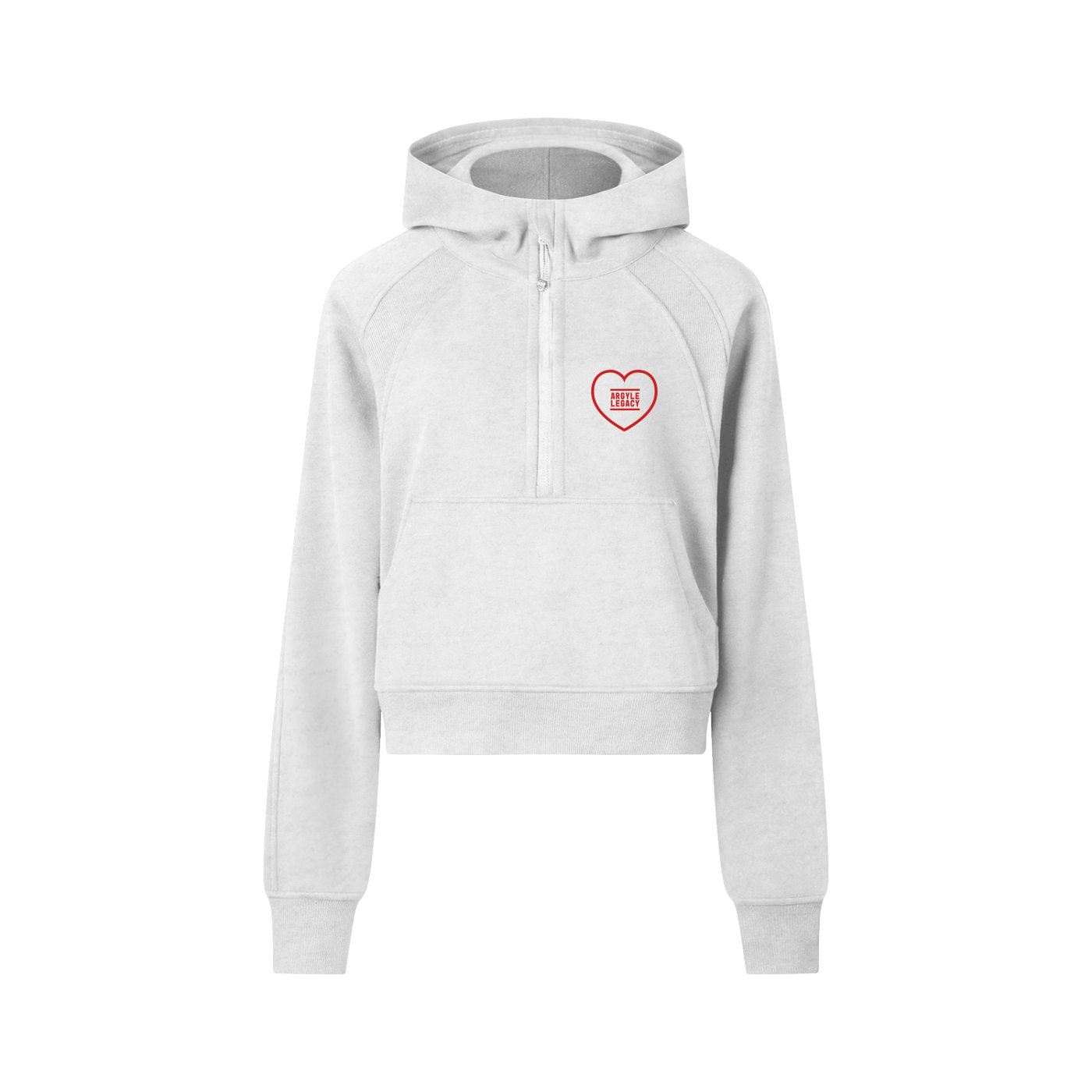 Womens Darlin' Cropped Half-Zip Hoodie