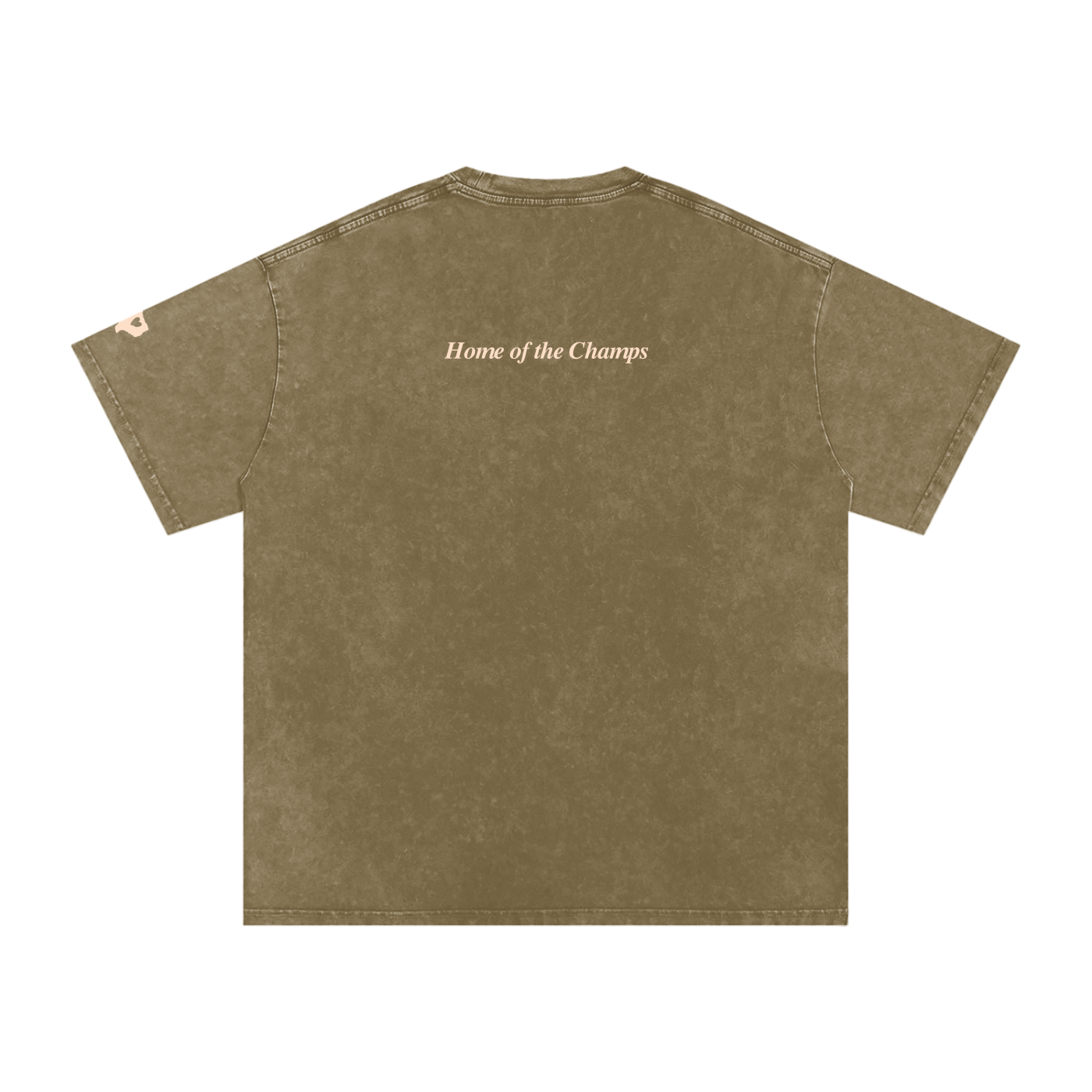 Unisex Champs Washed Oversized Cotton Tee