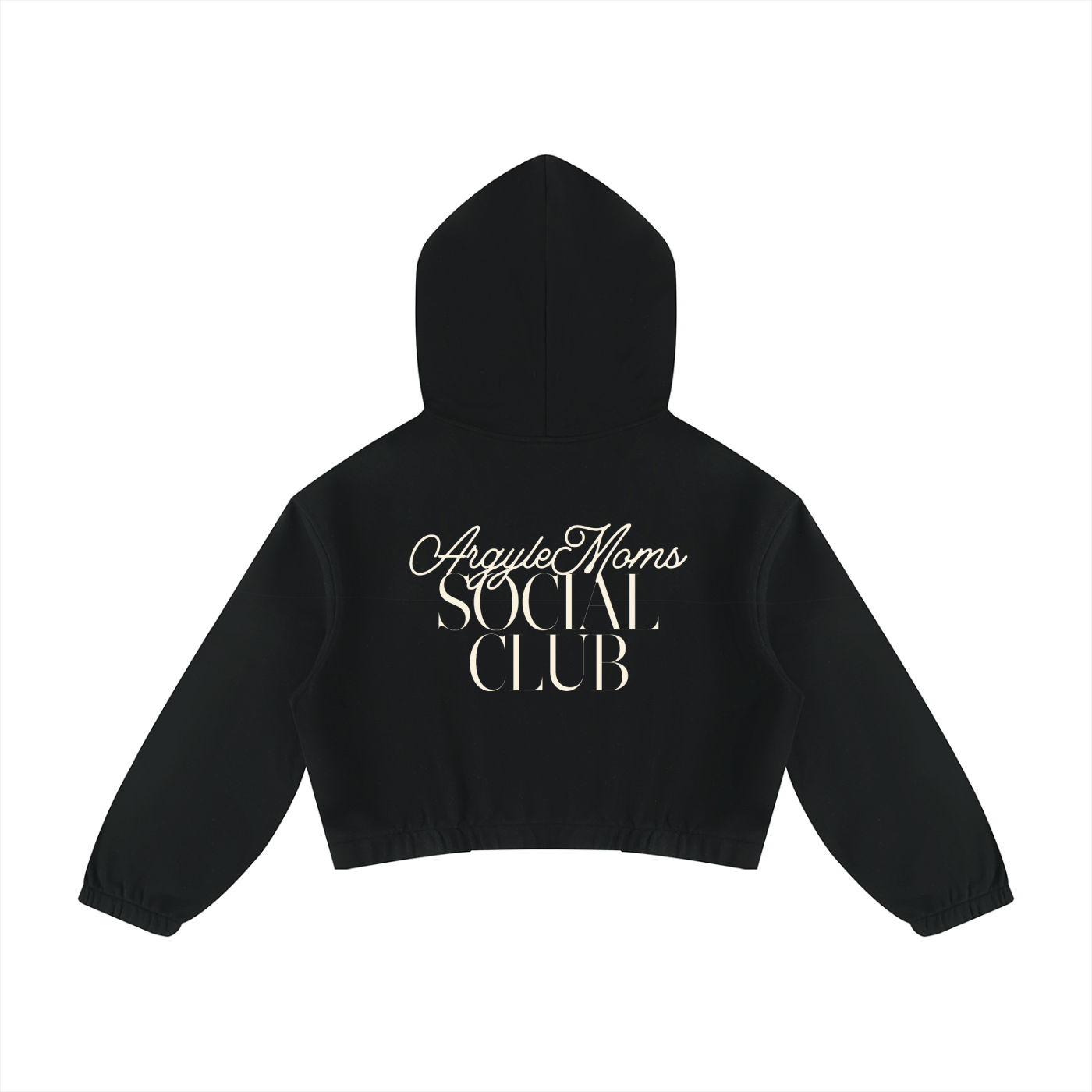 Moms Social Club Boxy Quarter-Zip Hoodie