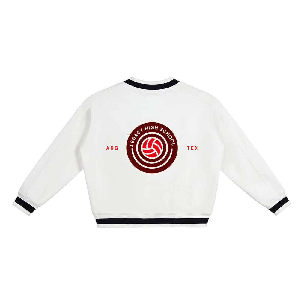 Red Hawks Volleyball Boxy Sweatshirt