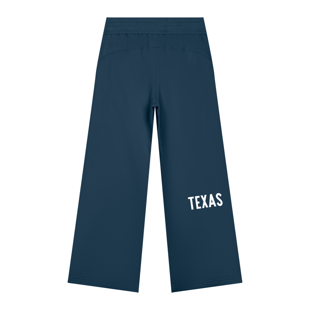 Womens Argyle Wide Leg Fleece Sweatpants