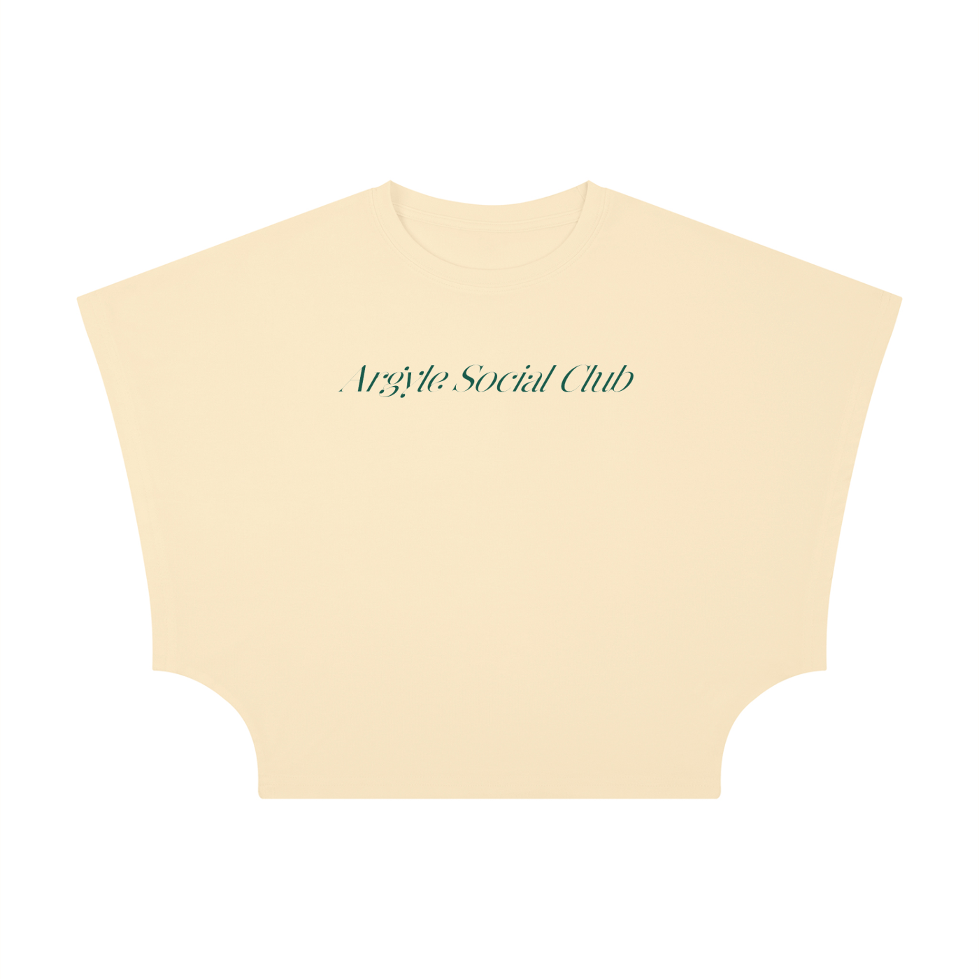Womens Social Club Cropped Dolman T-Shirt