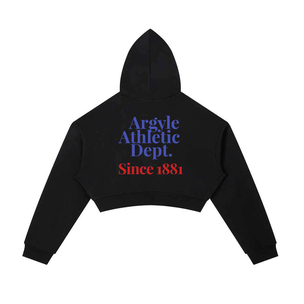 Womens Athletic Dept Cropped Zip Hoodie