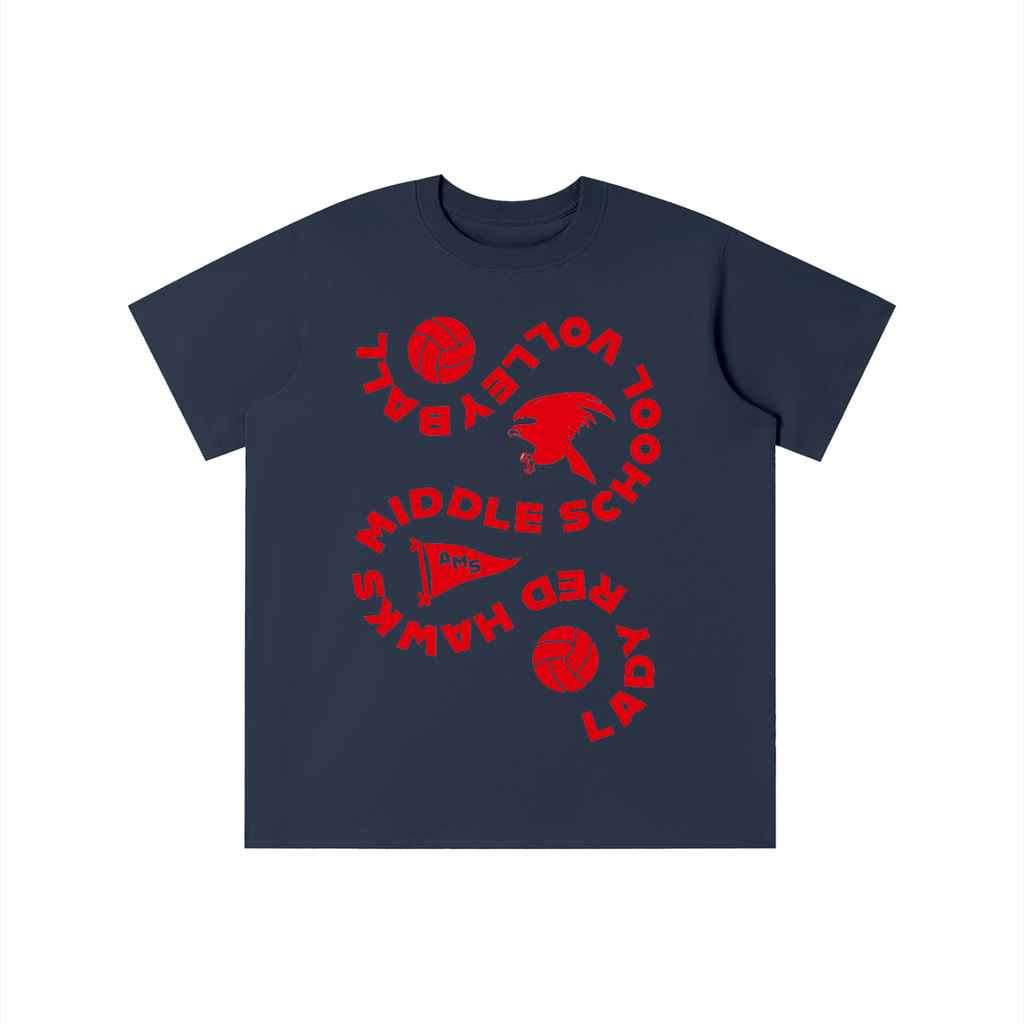 Youth AMS Lady Red Hawks Volleyball Tee