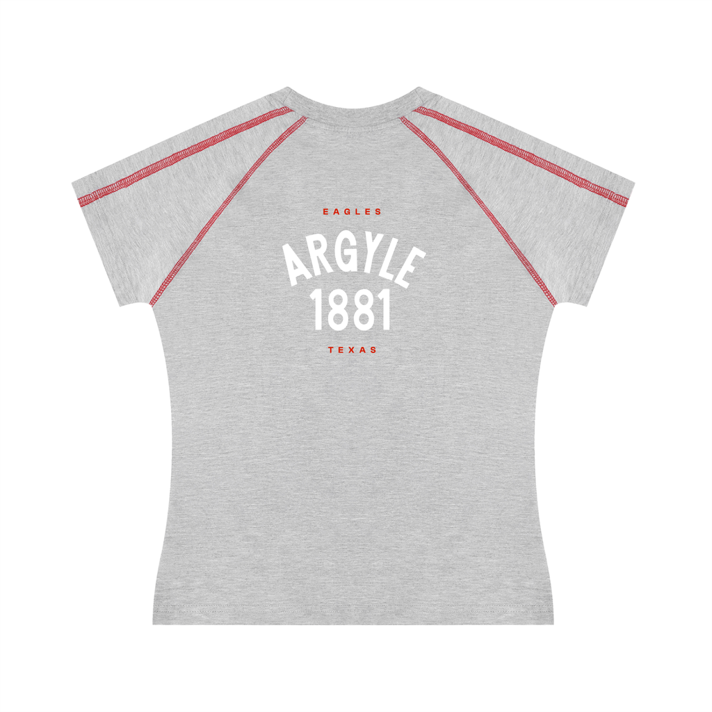 Womens Darlin Eagles Raglan Tee
