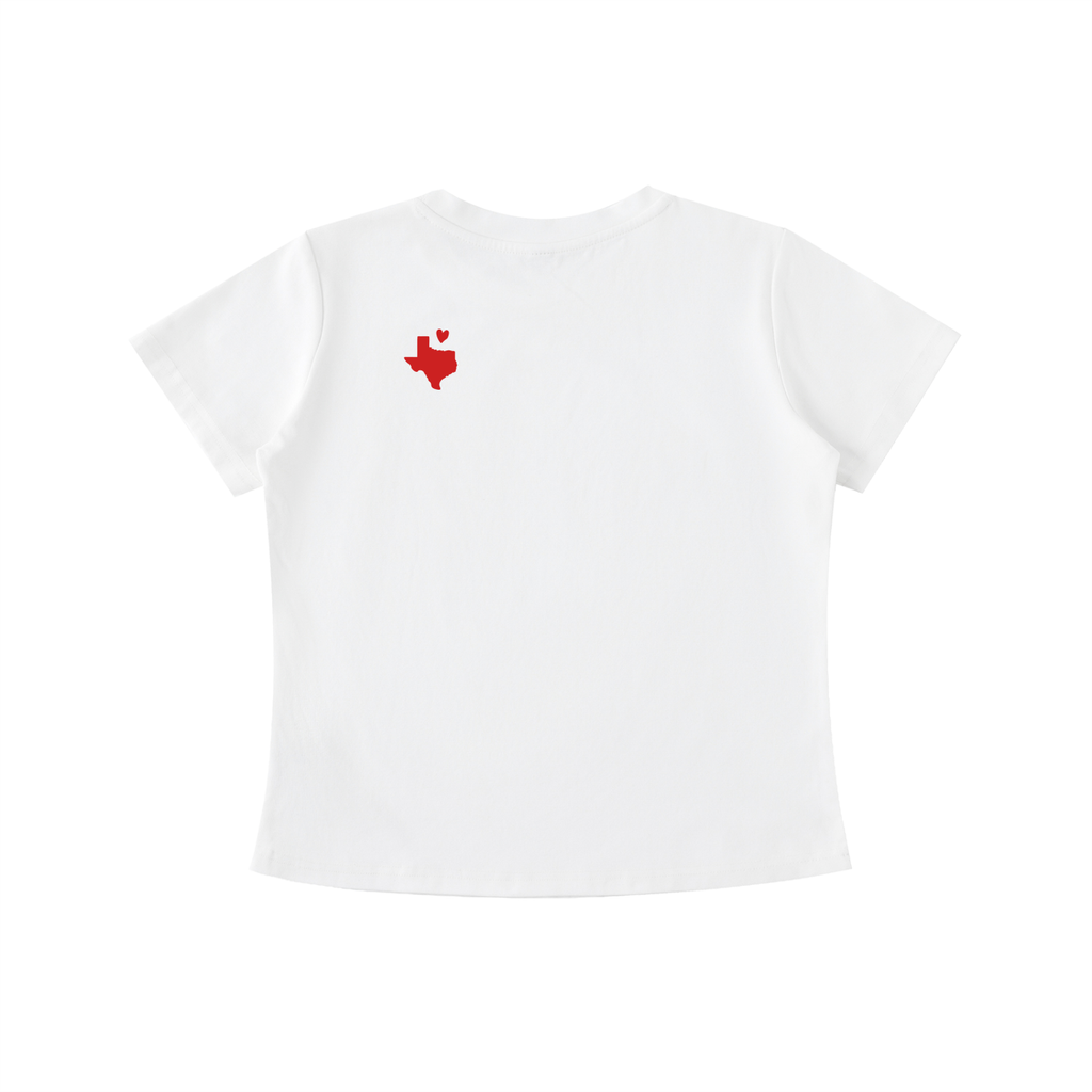Womens Vintage Argyle Darling Slim Fit Tee