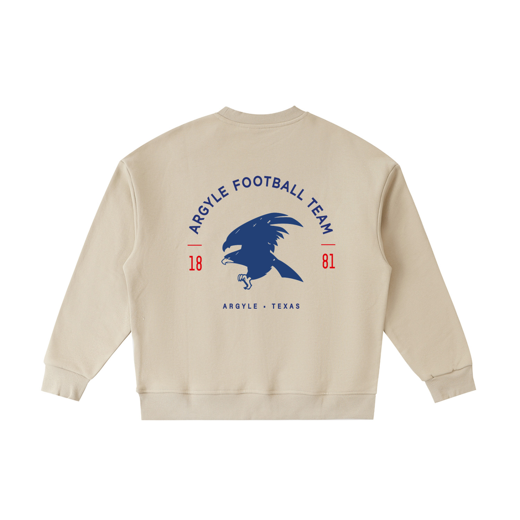 Youth Argyle Football Crewneck Sweatshirt