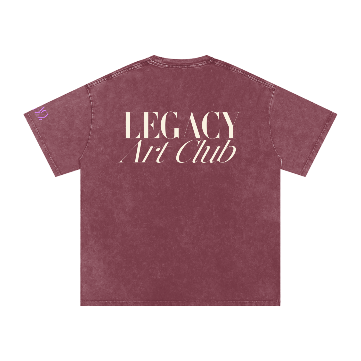 Art Club Washed Oversized Cotton Tee