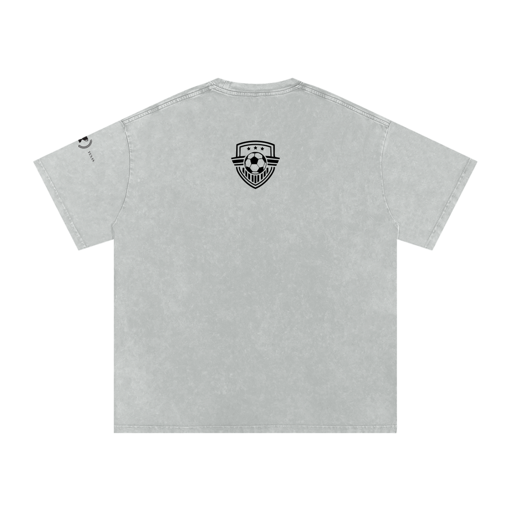 Argyle Soccer Washed Oversized Cotton Tee