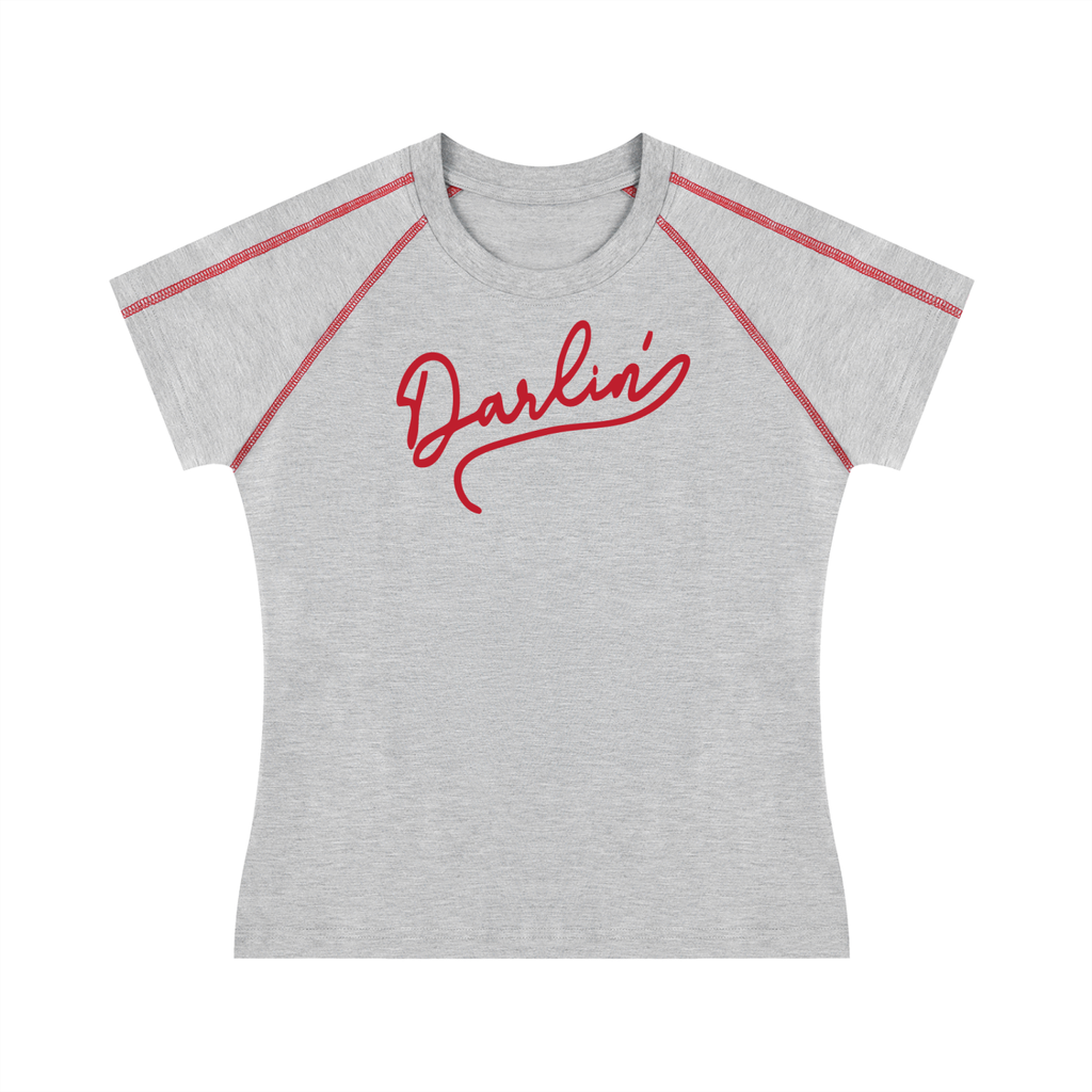 Womens Darlin Eagles Raglan Tee