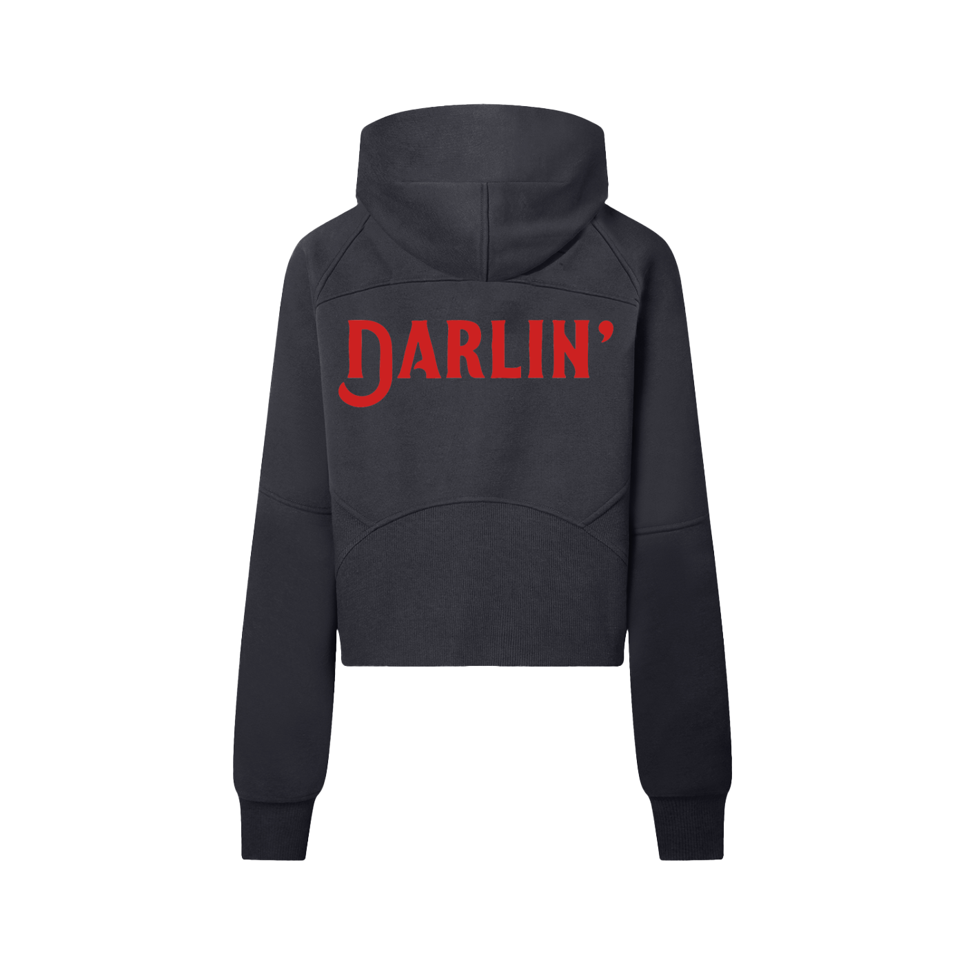 Womens Darlin' Cropped Half-Zip Hoodie