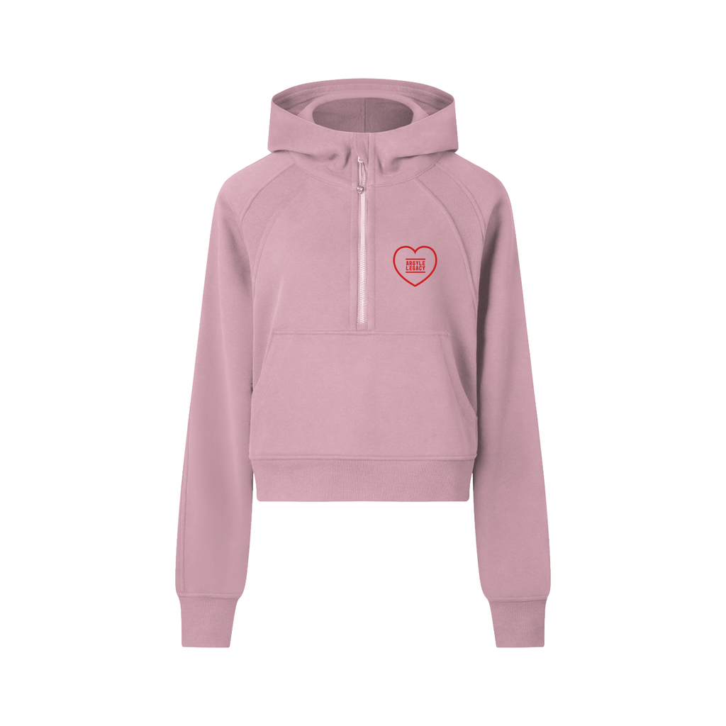 Womens Darlin' Cropped Half-Zip Hoodie