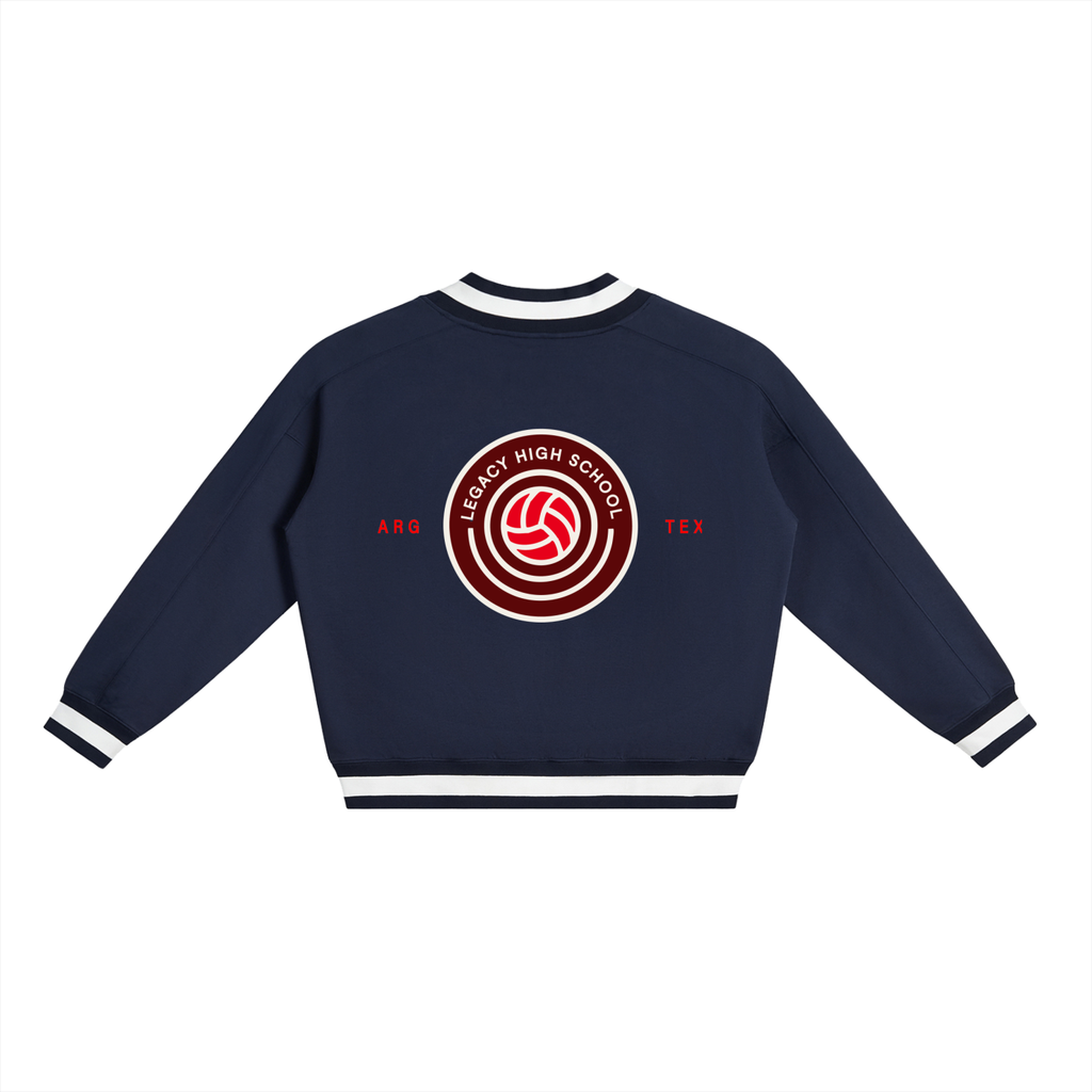 Red Hawks Volleyball Boxy Sweatshirt