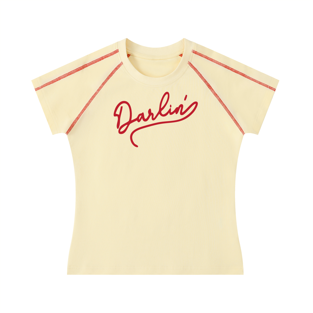 Womens Darlin Eagles Raglan Tee
