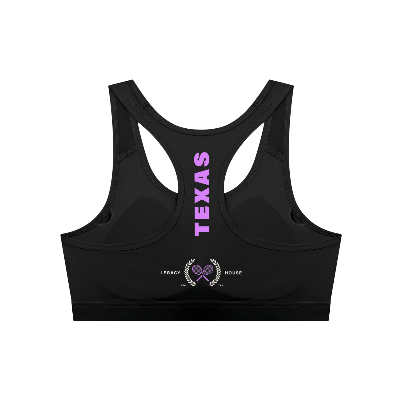 Womens Tennis Cropped Sports Bra