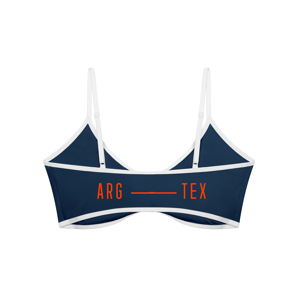Women's Color Block Argyle V-Neck Sports Bra