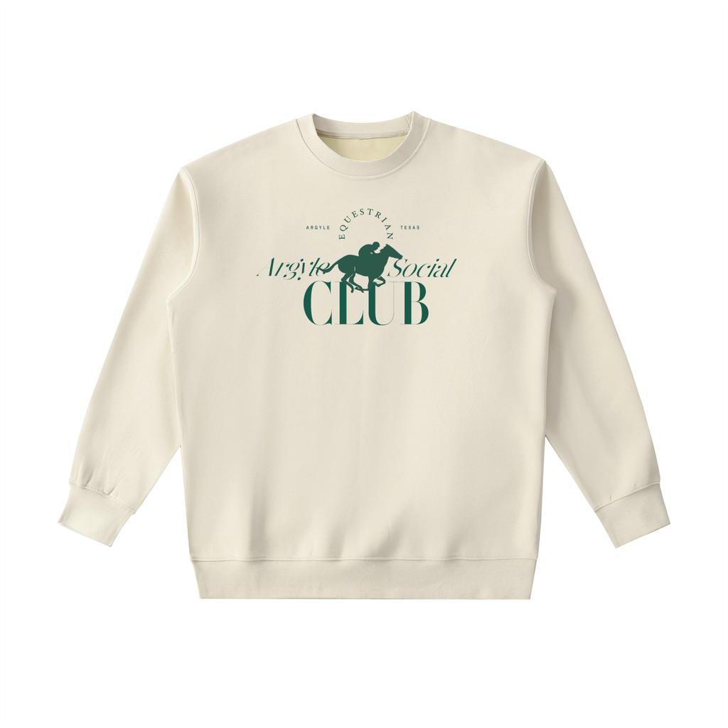 Argyle Equestrian Club Crewneck Sweatshirt