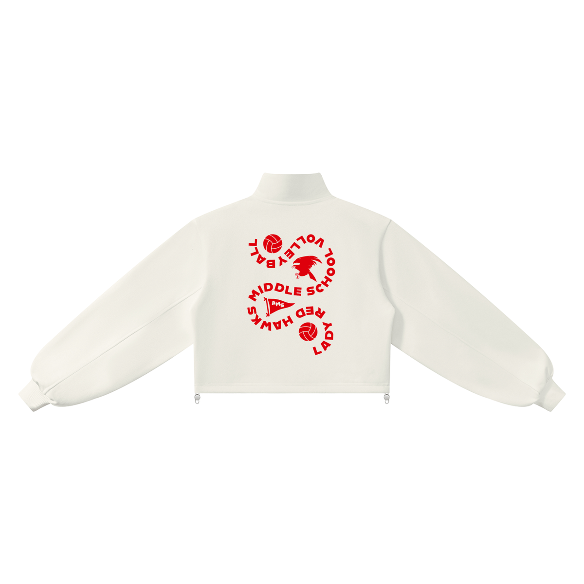Womens AMS Volleyball Fan Club Quarter-Zip