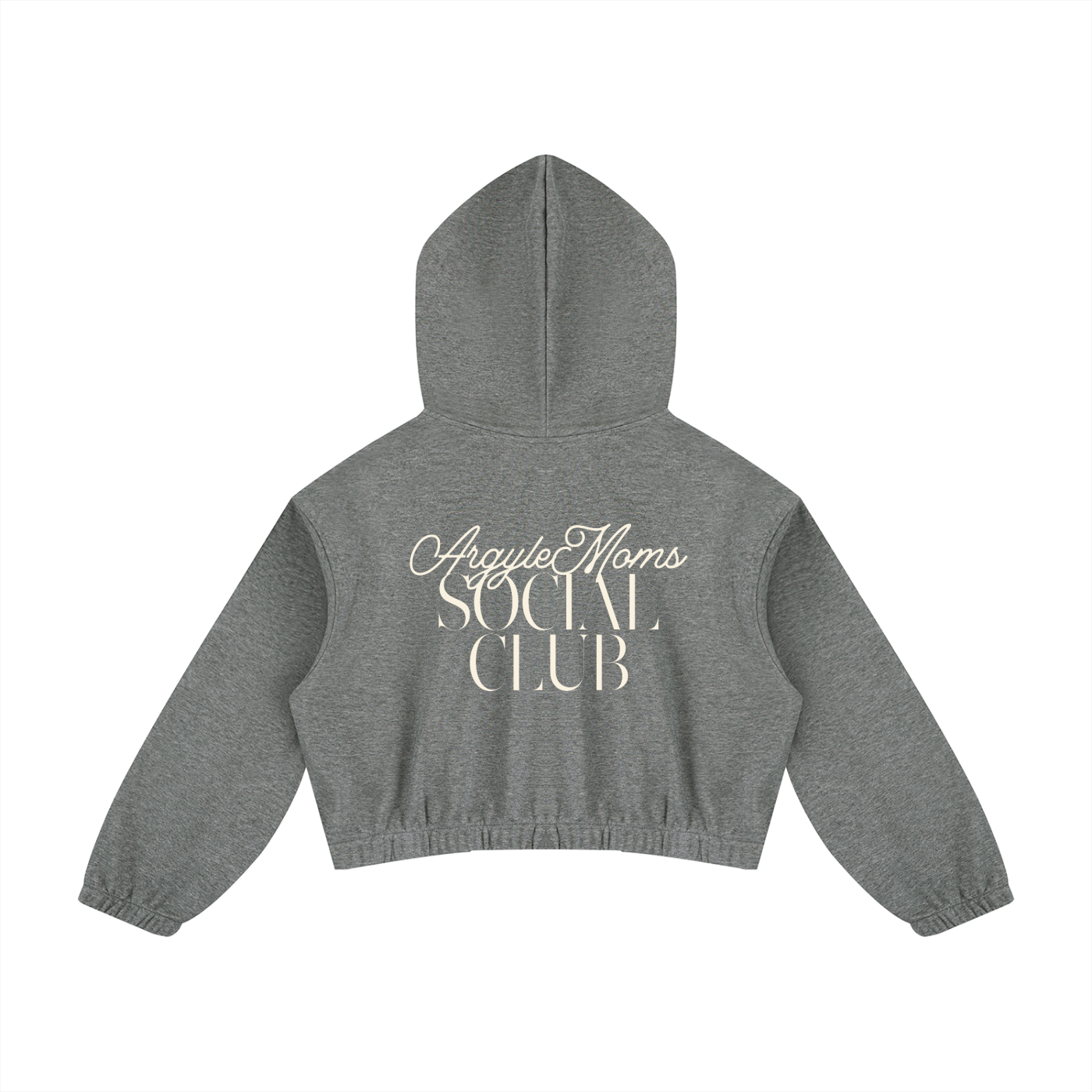 Moms Social Club Boxy Quarter-Zip Hoodie