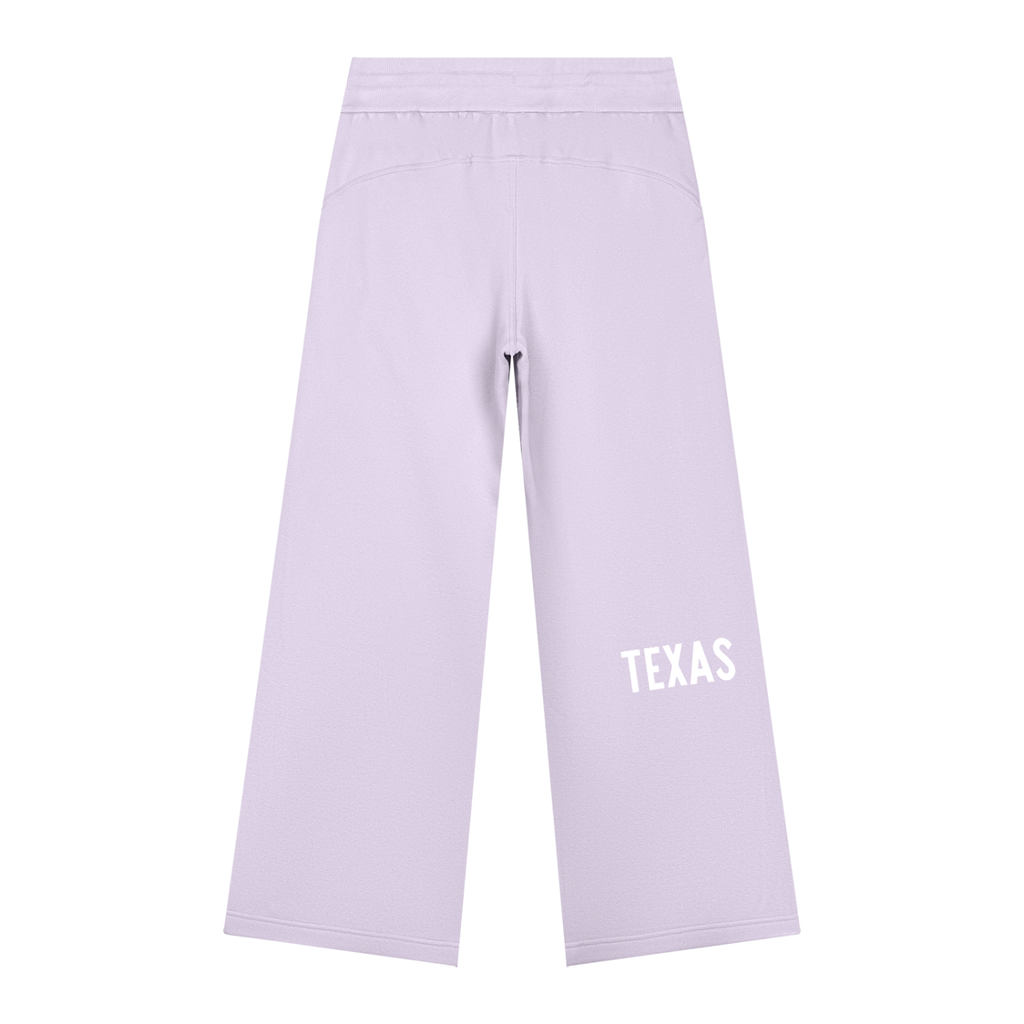 Womens Argyle Wide Leg Fleece Sweatpants