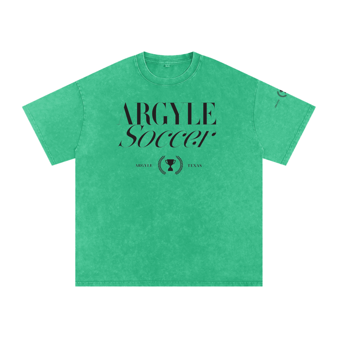 Argyle Soccer Washed Oversized Cotton Tee