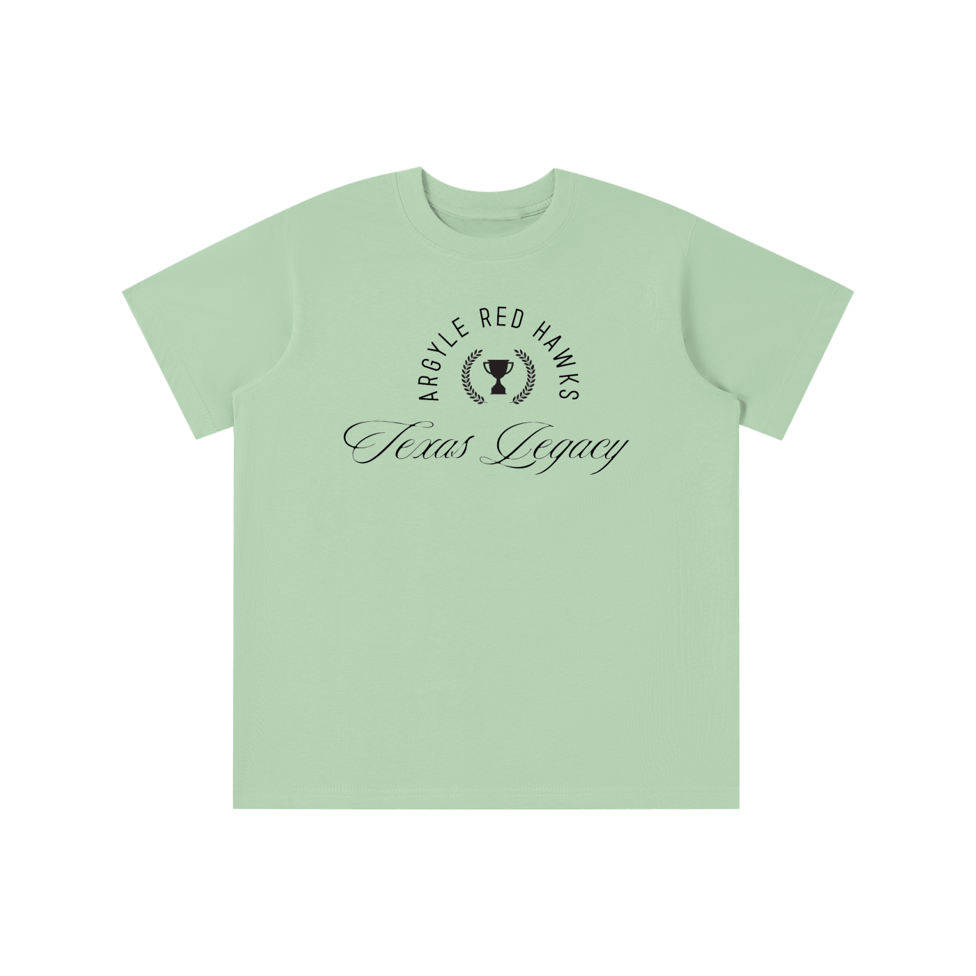 Youth Red Hawk Hoops Tee