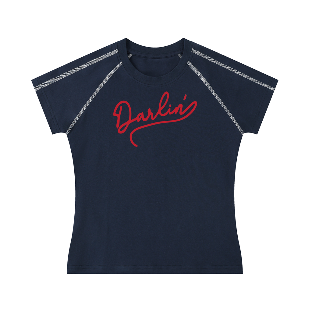 Womens Darlin Eagles Raglan Tee