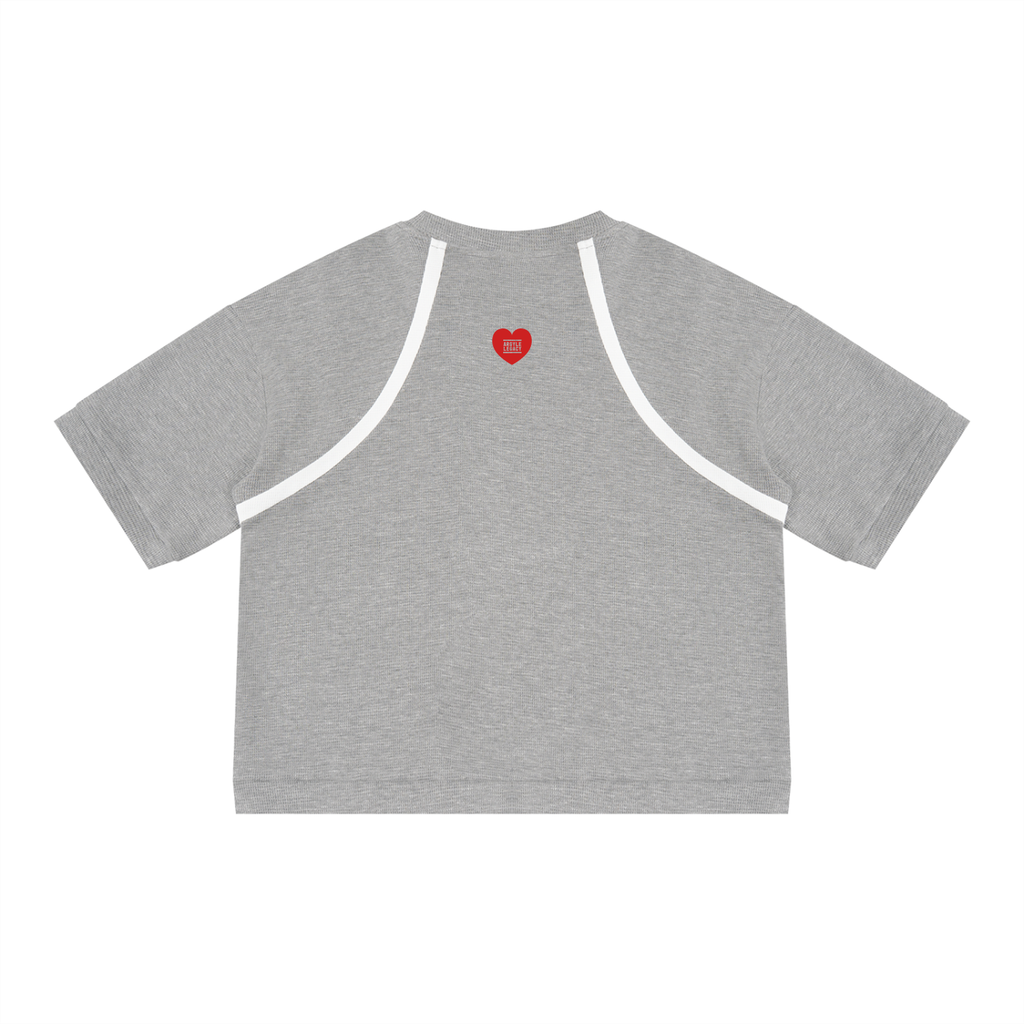 Darlin' Color Block Waffle Boxy Tee
