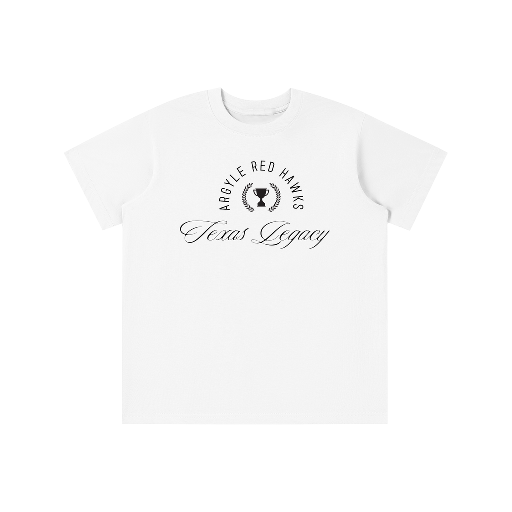Youth Red Hawk Hoops Tee