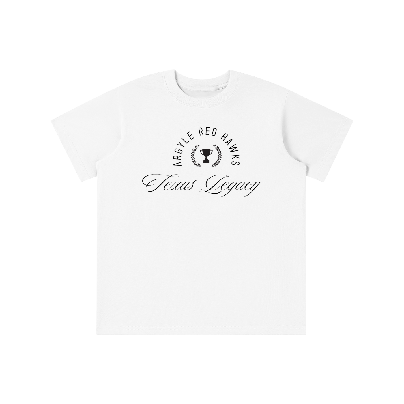 Youth Red Hawk Hoops Tee