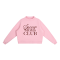 Womens Soccer Mom Mock Crewneck Sweatshirt