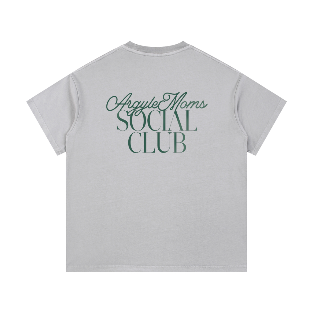 Moms Social Club Vintage Wash Cotton Tee