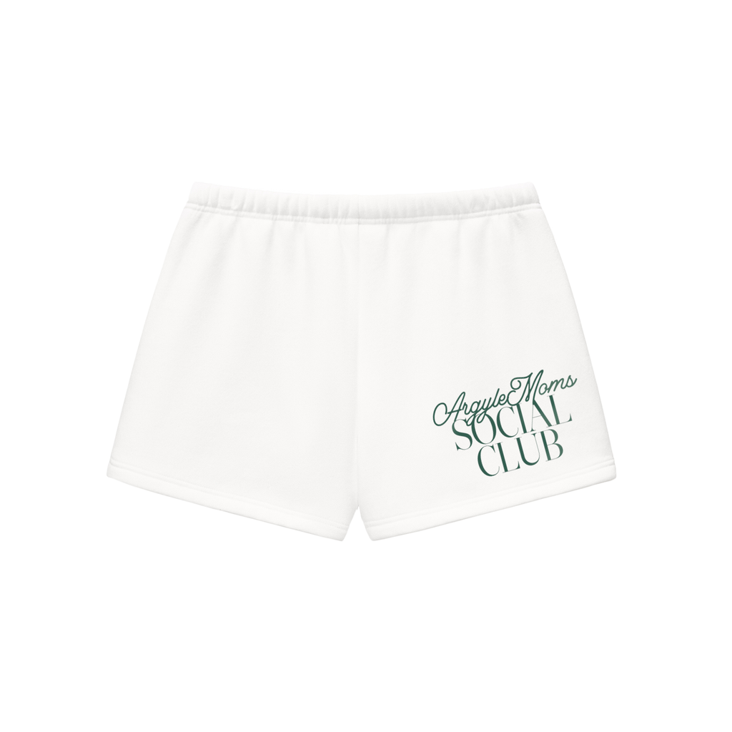 Moms Social Club Fleece Drawstring Sweatshorts